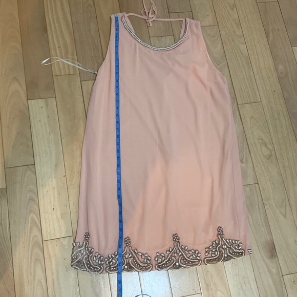 Blush pink beaded Forever 21 dress - Picture 5 of 6